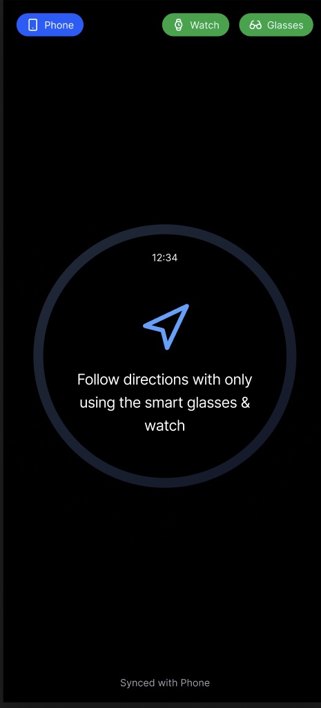 Preview of the Spartan Nav app mockup